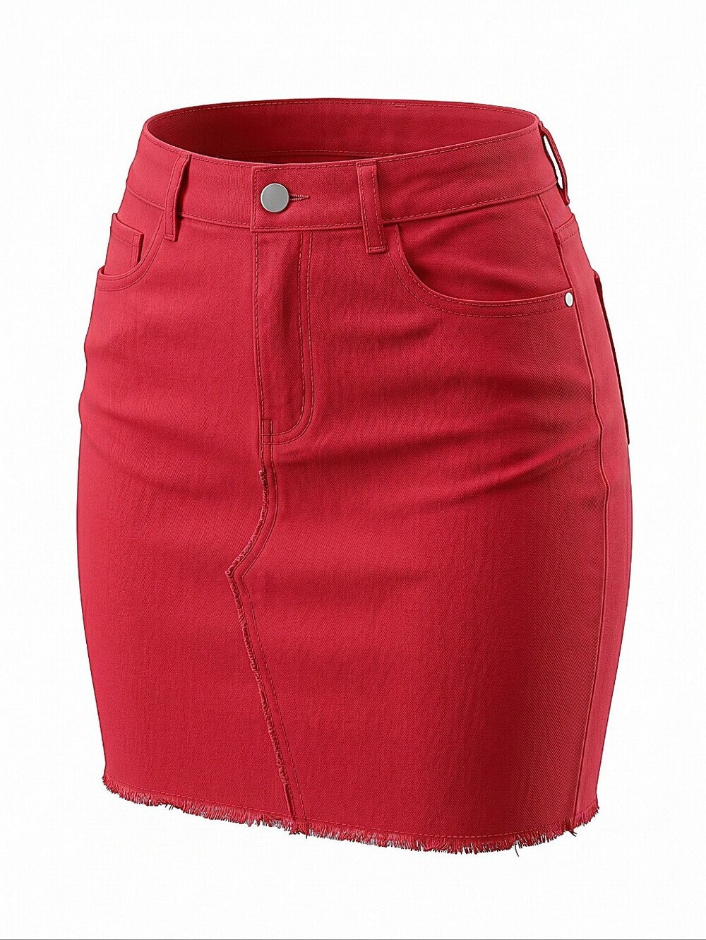 NWT! Dollhouse Red Denim Skirt